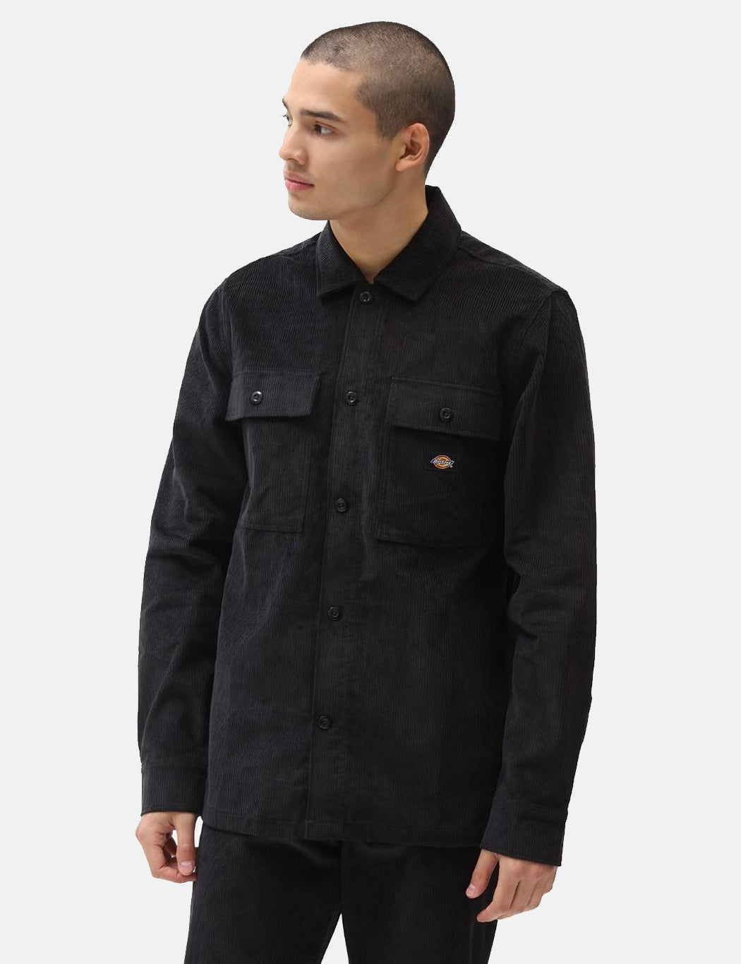 Higginson Corduroy Shirt - Black