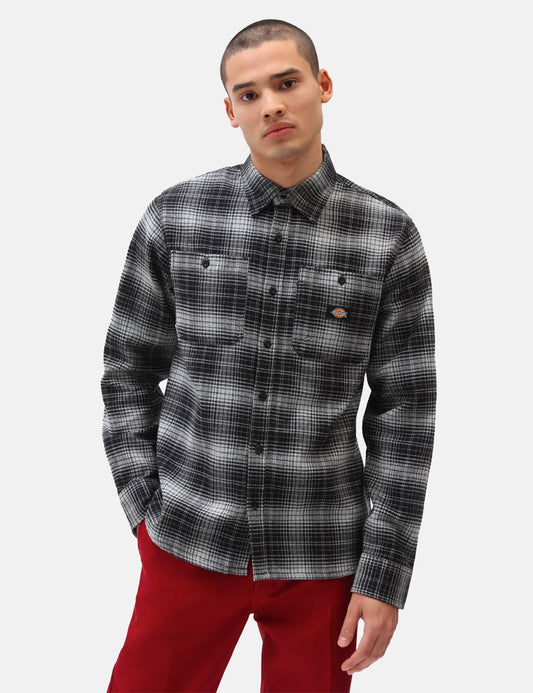 Evansville Check Shirt - Black