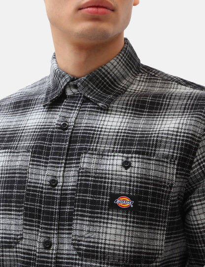Evansville Check Shirt - Black