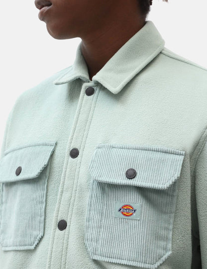 Mackenzie Fleece Overshirt - Jadeite Green