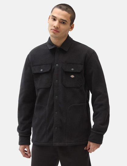 Mackenzie Fleece Overshirt - Black