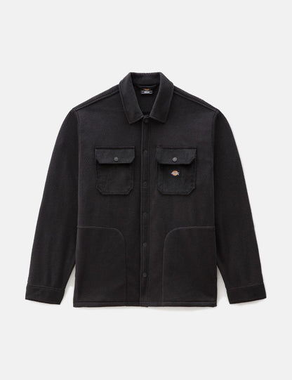 Mackenzie Fleece Overshirt - Black