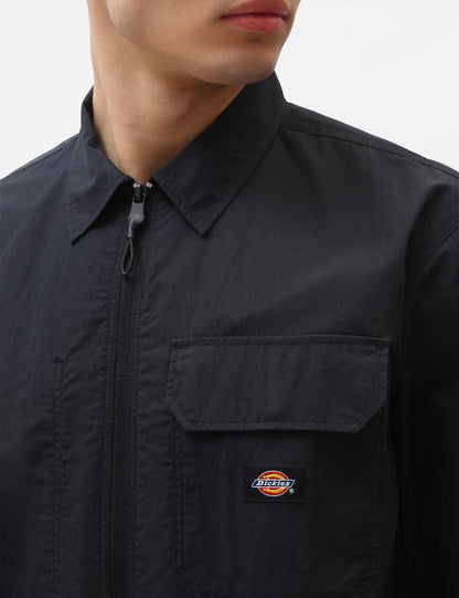 Glacier View Overshirt - Black