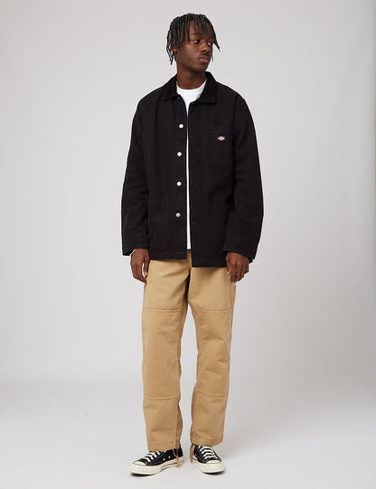 Duck Canvas Summer Chore Coat - Stone Washed Black