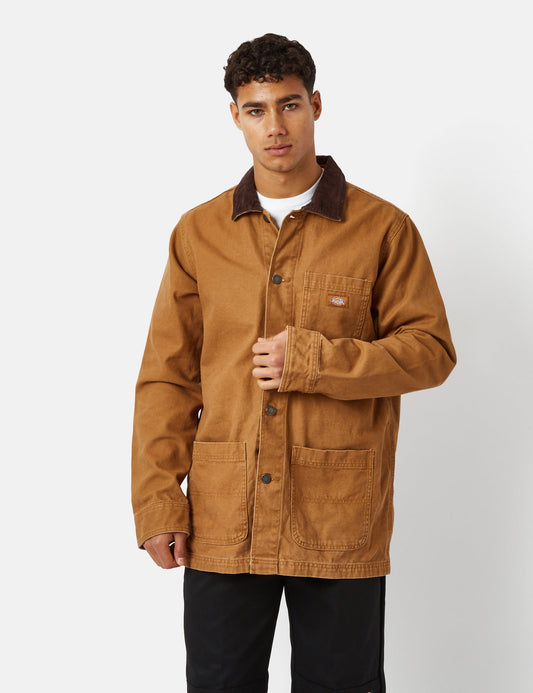 Duck Canvas Unlined Chore Coat - SW Brown Duck