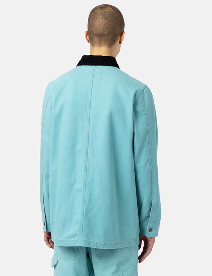 Duck Canvas Summer Chore Coat - Stone Washed Porcelain