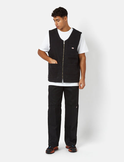 Duck Canvas Summer Vest - Stone Washed Black