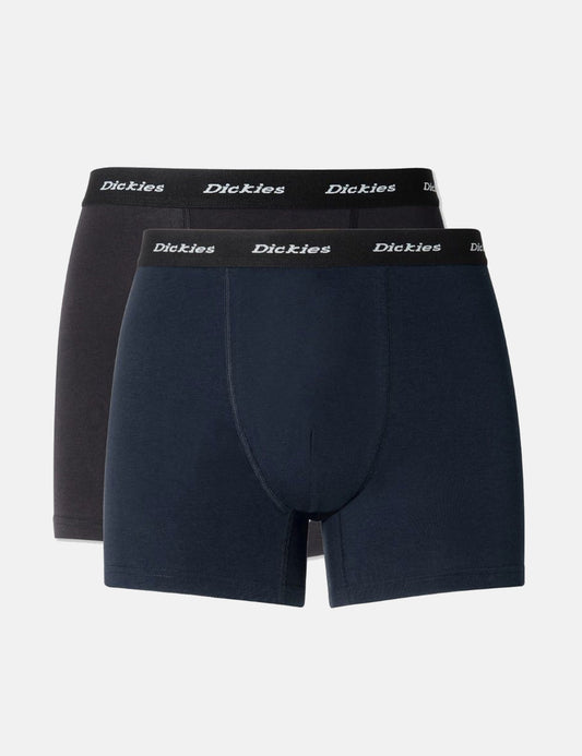 2 Pack Boxer Short Trunks - Navy/Black
