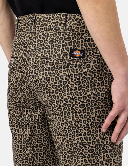 Silver Firs Shorts - Leopard Print