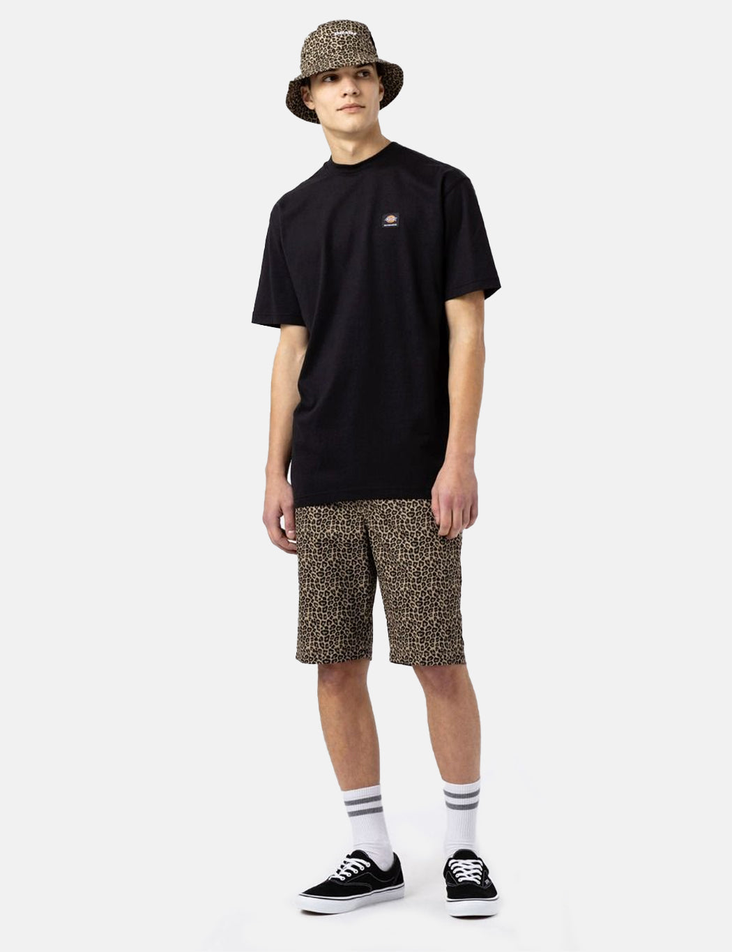 Silver Firs Shorts - Leopard Print