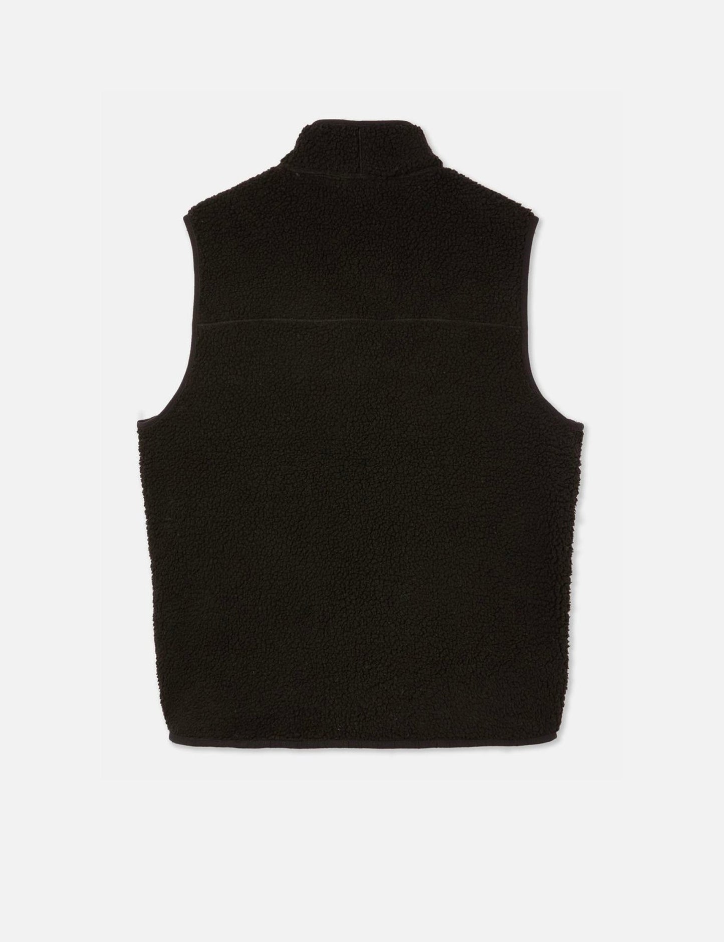 Red Chute Fleece Vest - Black