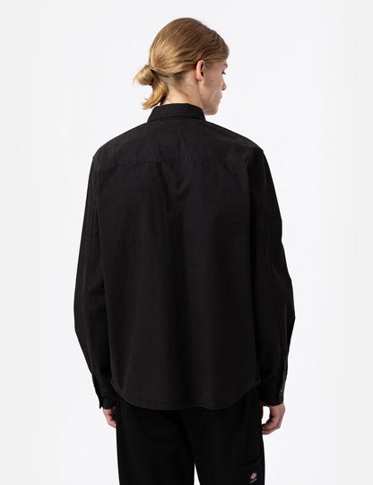 Duck Canvas Shirt - Stone Washed Black