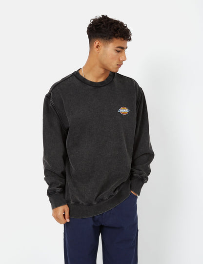 Icon Washed Sweatshirt - Black