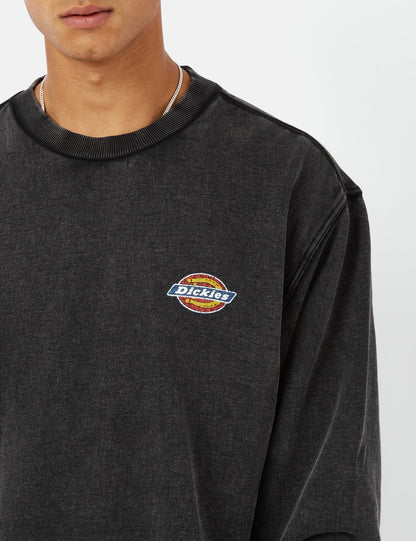 Icon Washed Sweatshirt - Black