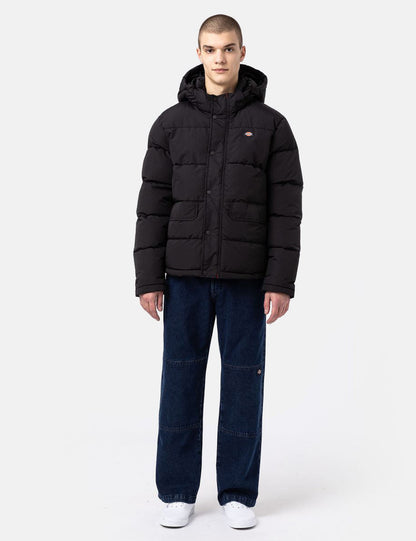 Glacier View Puffer Jacket - Black
