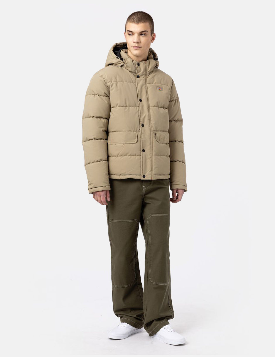 Glacier View Puffer Jacket - Khaki Brown