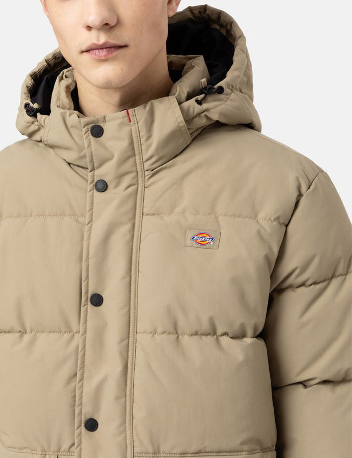 Glacier View Puffer Jacket - Khaki Brown