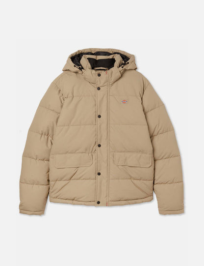 Glacier View Puffer Jacket - Khaki Brown