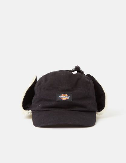 King Cove Ear Flap Cap - Black