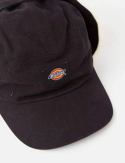 King Cove Ear Flap Cap - Black