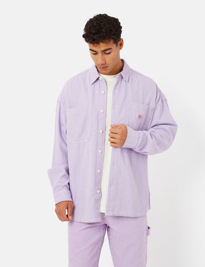 Hickory Over Shirt - Purple Rose