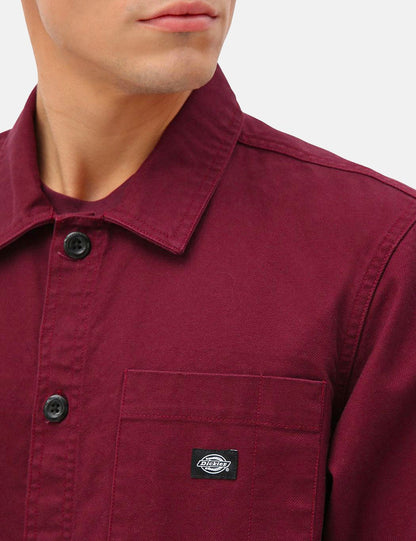 Caprock Overshirt - Maroon