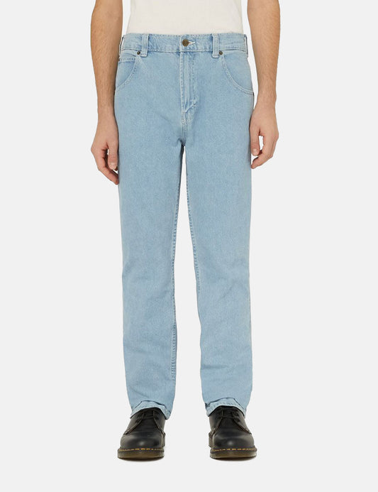 Duck Houston Jeans (Relaxed) - Light Blue Stonewash