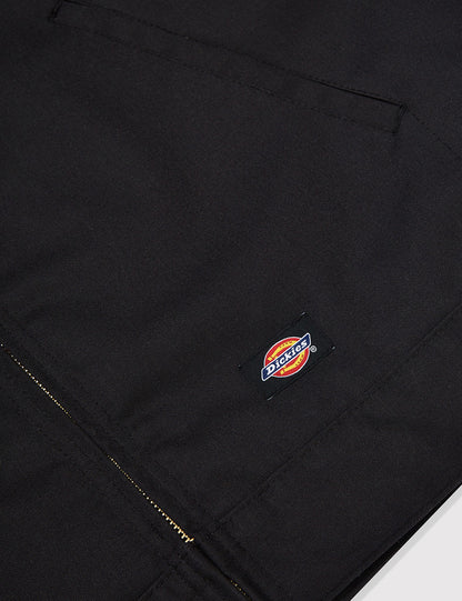 Lined Eisenhower Jacket - Black
