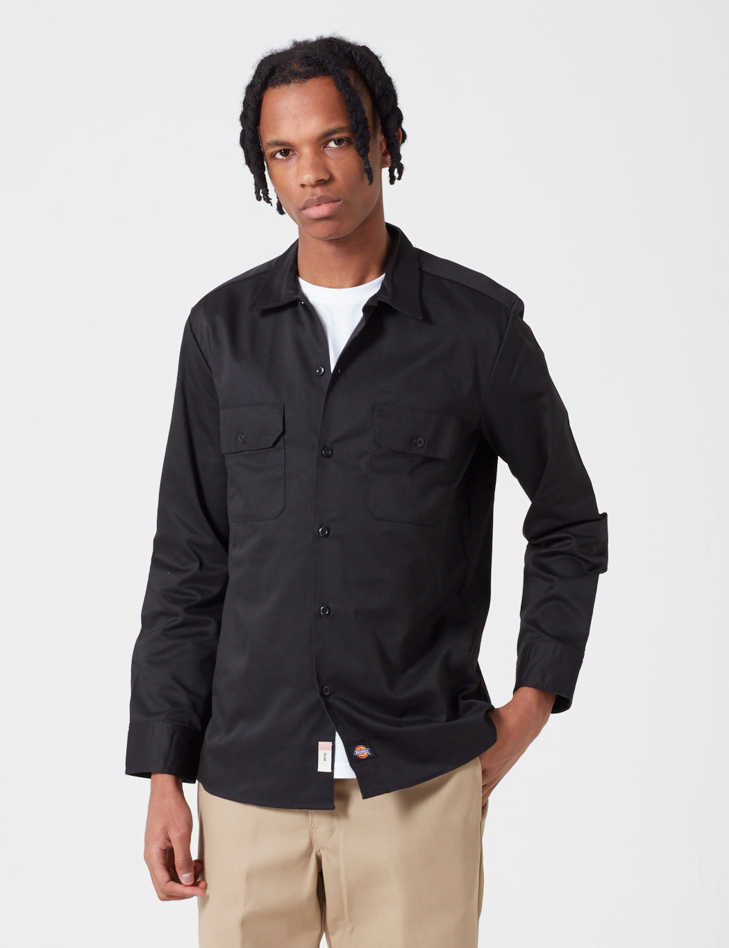 Work Shirt (Slim Fit) - Black