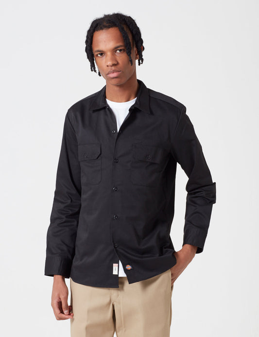 Work Shirt (Slim Fit) - Black