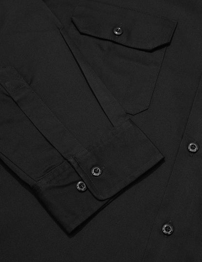 Work Shirt (Slim Fit) - Black