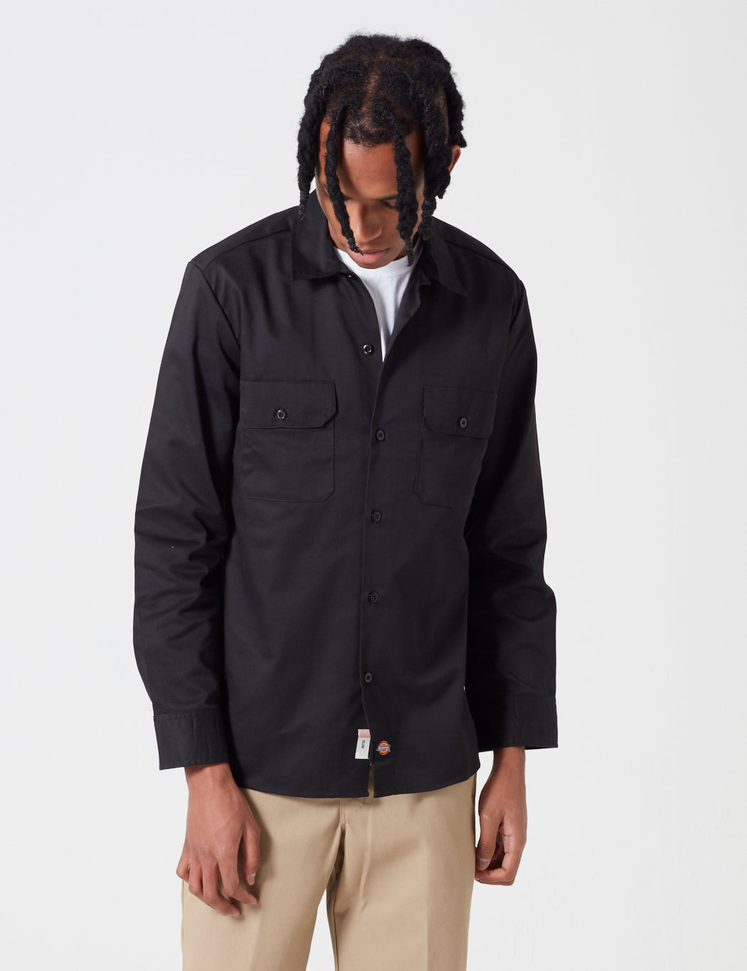 Work Shirt (Slim Fit) - Black