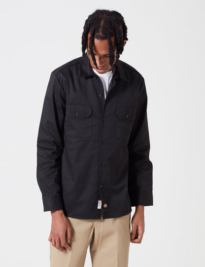 Work Shirt (Slim Fit) - Black