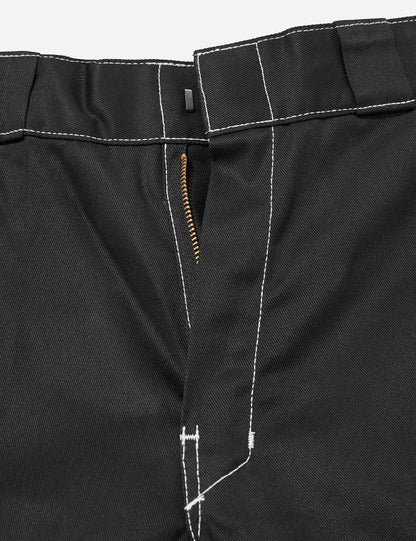 874 Contrast Stitch Work Pant (Relaxed) - Black