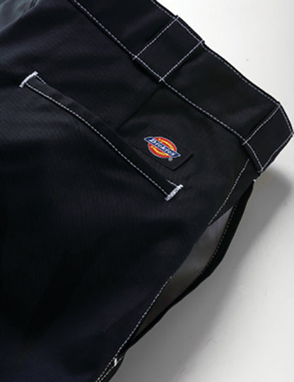 874 Contrast Stitch Work Pant (Relaxed) - Black