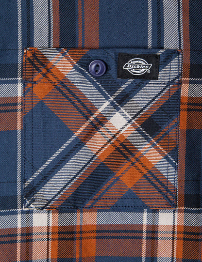 Atwood Check Shirt - Air Force Blue