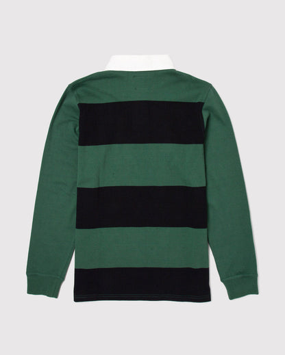 Cedar Key Rugby Shirt - Bottle Green