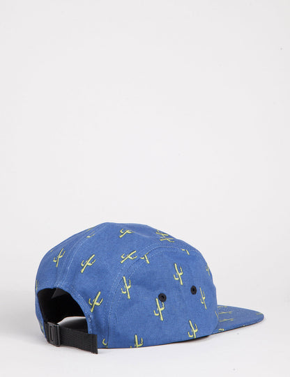 Florida City Cactus 5-Panel Cap - Blue